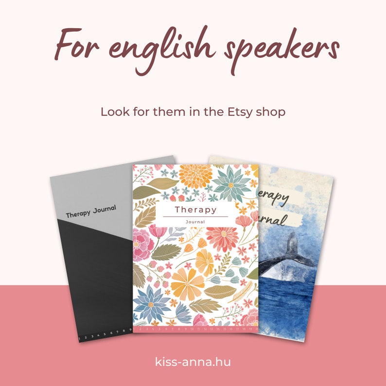 Digitális Terápiás Napló Terápiás Napló Therapy Notes Goodnotes Journal