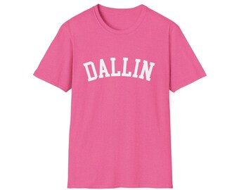 DALLIN Bright Colors CLEAN LETTERING Unisex Softstyle T-Shirt