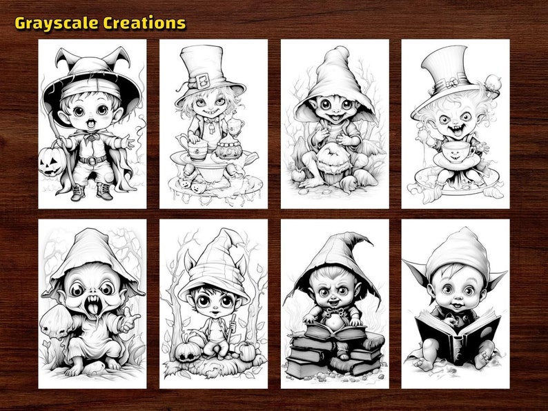 50 Cute Baby Vampire Coloring Page Book Printable PDF Sheets - Etsy