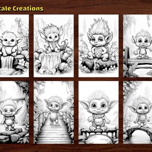 50 Cute Baby Troll Coloring Page Book Printable PDF Sheet - Etsy