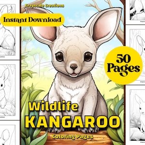 Set of 8 Animal Zentangle Coloring Bookmarks Bear, Kangaroo, Meerkat, Sea  Horse, Duck, Squirrel, Lizard Drawings Digital Download 