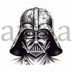 Darth Vader Tattoo - Etsy