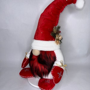 Hand Made Gnomes, one of a kind, unique in the market, high quality materials, rhinestones, swarovski, high attention to detail. 19” tall