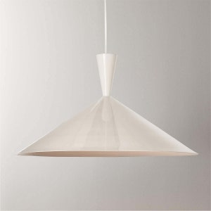 white conical pendant light - Modern Black Ceiling Light - white Pendant Light Kitchen - Cone-shaped Pendant Light