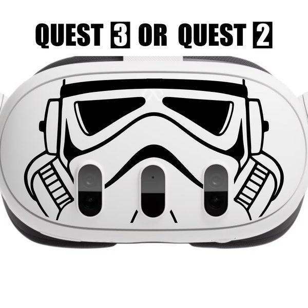 Storm Trooper Meta Quest 3 skin, meta Quest 2, oculus quest, VR headset, Storm Trooper decal, quest 3 decal, skin quest 3, skin quest.