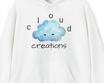 Unisex Wolken Hoodie, künstlerische schwere Mischung Sweatshirt, gemütlichen Herbst, Stimmung Hoodie,