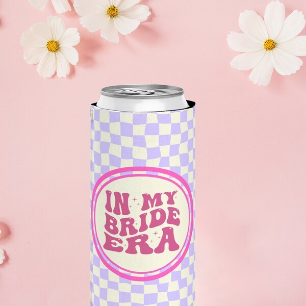Custom Bachelorette Slim Koozie Etsy