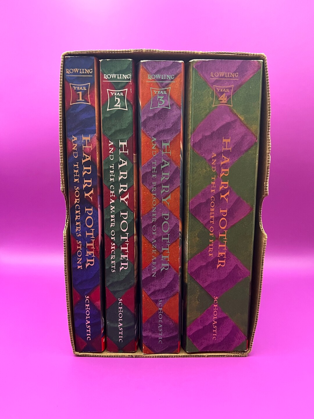 Harry Potter the First Four Adventures at Hogwarts Box Set by Etsy
