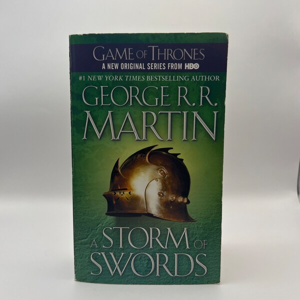 A Storm of Swords, Book 3 Game of Thrones series, by George R.R. Martin
