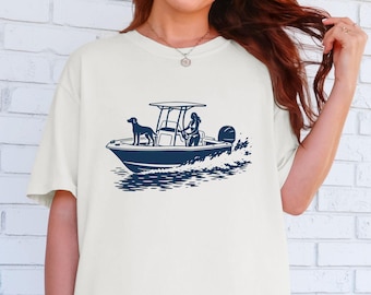 Comfort Colors® Boating Shirt, Boat Captain Gift, Lake Days T-shirt, Boat Owners Shirt, Boat Days Tee, Boating Dog T-shirt, Lake Life Shirt