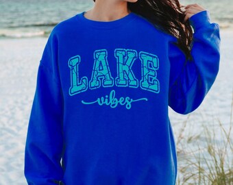 Lake Vibes Sweatshirt, Lake Weekend Sweater, Lake Days Sweatshirt, Family Trip Lake Crewneck, Lake Life Vacay Sweatshirt, Lake Lover Hoodie