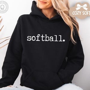 Softball Sweatshirt, Softball Game Hoodie, Softball Team Mom Crewneck, Softball Team Gift, Softball Player Sweater, Game Day Sweatshirt