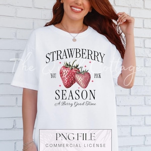 Strawberry Season PNG, Strawberries PNG, Strawberry Social Club Design, Berries PNG, Summer Designs, Strawberry Festival Digital Download