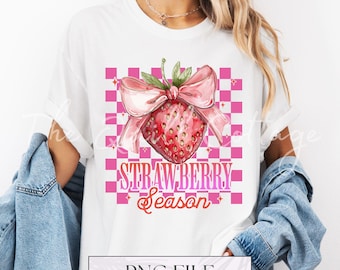 Strawberry Season PNG, Strawberries PNG, Strawberry Social Club Design, Berries PNG, Summer Designs, Strawberry Festival Digital Download