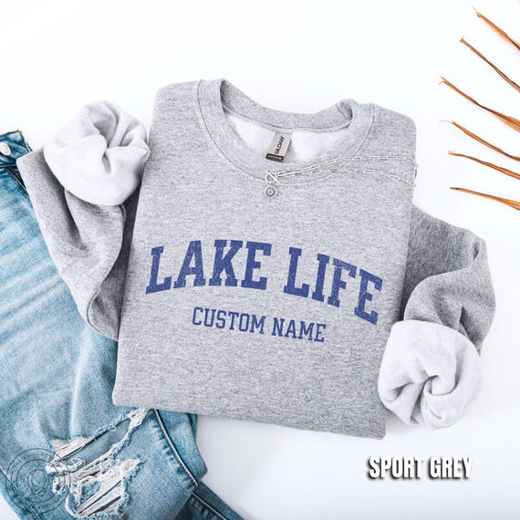 Custom Lake Sweatshirt, Lake Weekend Sweater, Lake Days Sweatshirt, Family Trip Lake Crewneck, Lake Squad Sweatshirt, Lake Lover Hoodie