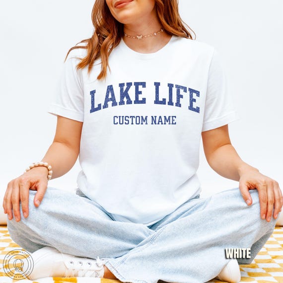 Custom Lake Shirt, Lake Weekend Shirt, Personalized Lake House Owner Gift, Family Trip Shirt, Lake Vacation Tee, Custom Gift for Lake Lover