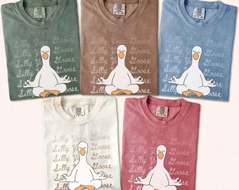 Silly Goose Shirt Comfort Colors Funny Goose, Couple Lover Tee Gift Western Meme tShirt Sarcastic Goose Gifts On The Loose Retro Goose Silly