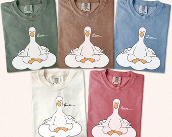 Silly Goose Shirt Comfort Colors Funny Goose, Couple Lover Tee Gift Western Meme tShirt Sarcastic Goose Gifts On The Loose Retro Goose Silly