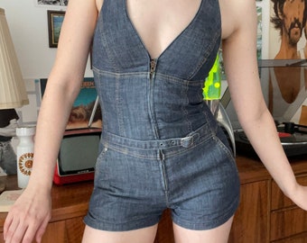 Vintage Y2K GUESS Jumpsuit Jeans 90er