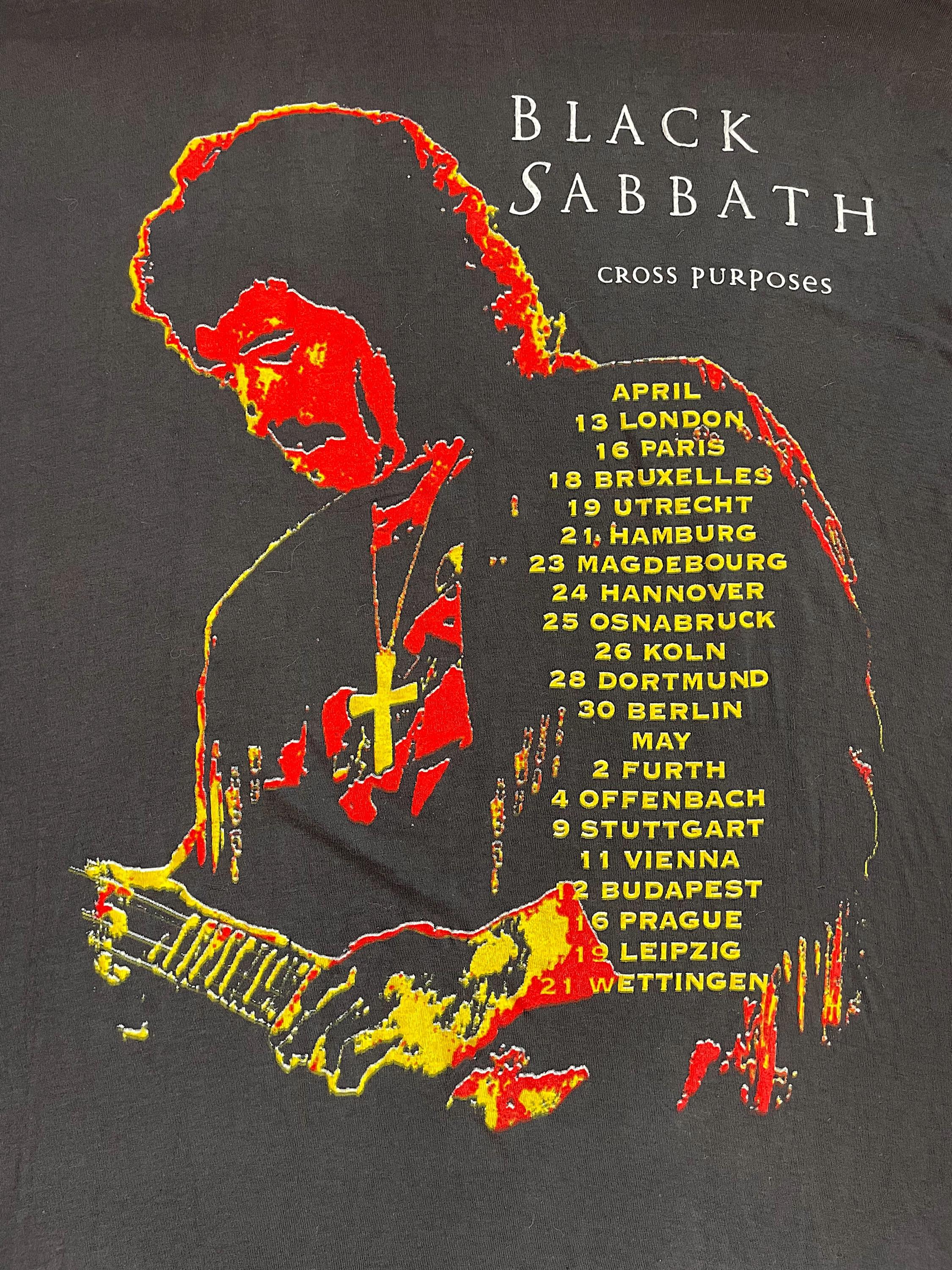1994 Black Sabbath Cross Purposes Tour T-shirt / Band Shirt