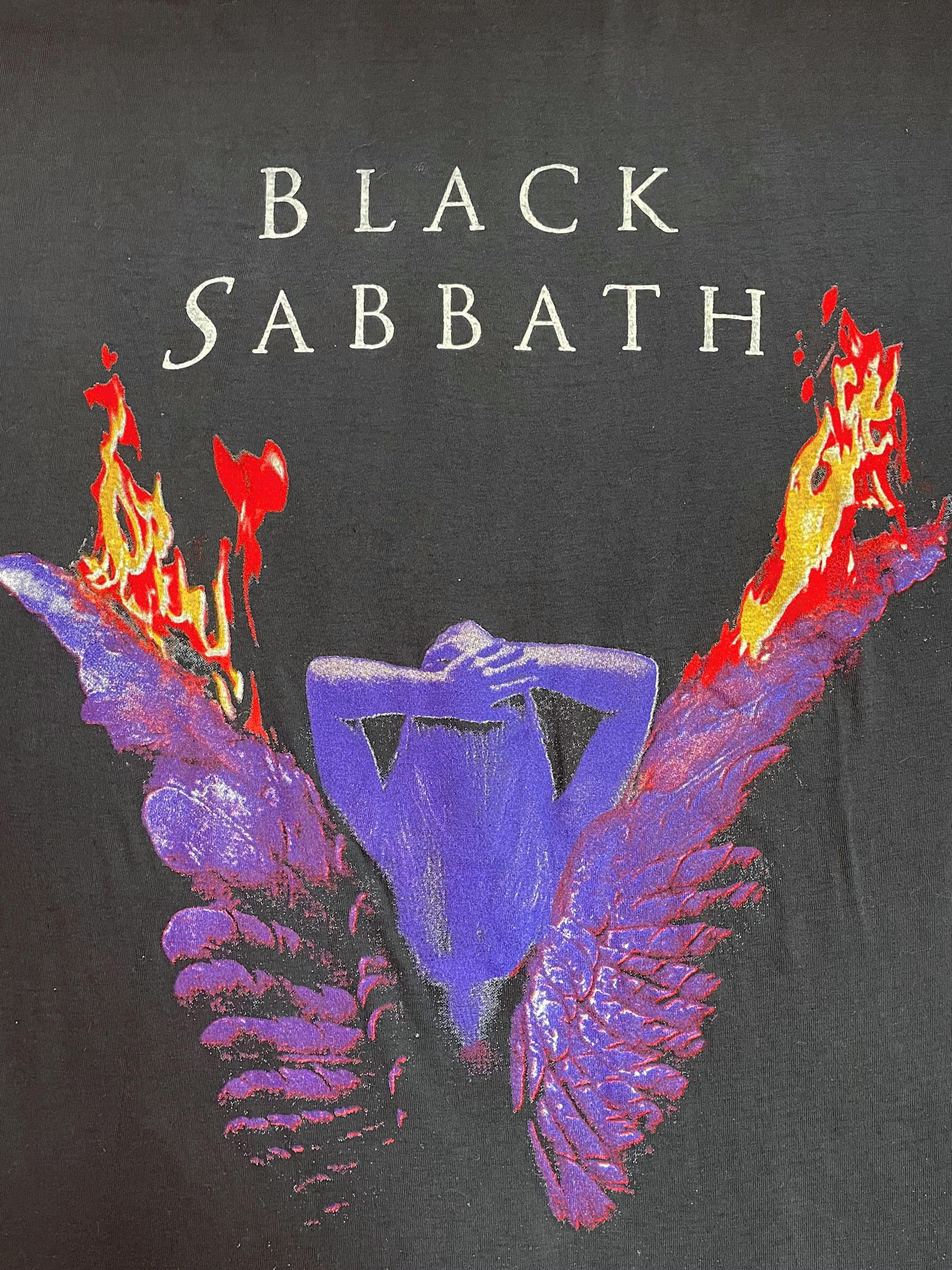 トップス Black Sabbath Cross Purpose Bootleg Tee Black Sabbath - Cross - Early 90's Vintage T-shirt XL