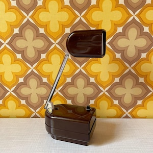 Briloner telescopic lamp / table lamp / desk lamp in brown | 70s | Mid Century | Vintage