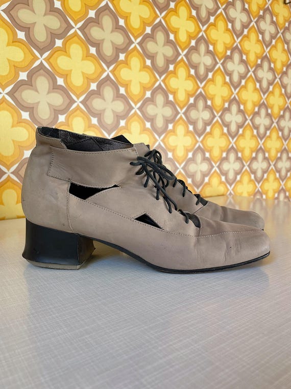 grey dress yellow shoes World's Most Comfortable Stone Grey Suede Dress Shoe