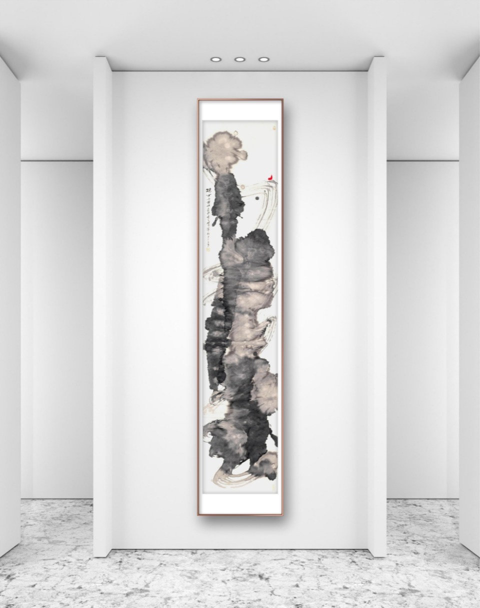 Mo Xuanzi - 禅画: オリジナルの中国水墨画。ご購入前にお問い合わせ