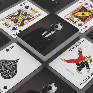 Goal-Getter: Suited Soccer Sphere Playing Cards Set