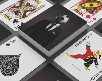 Goal-Getter: Suited Soccer Sphere Playing Cards Set