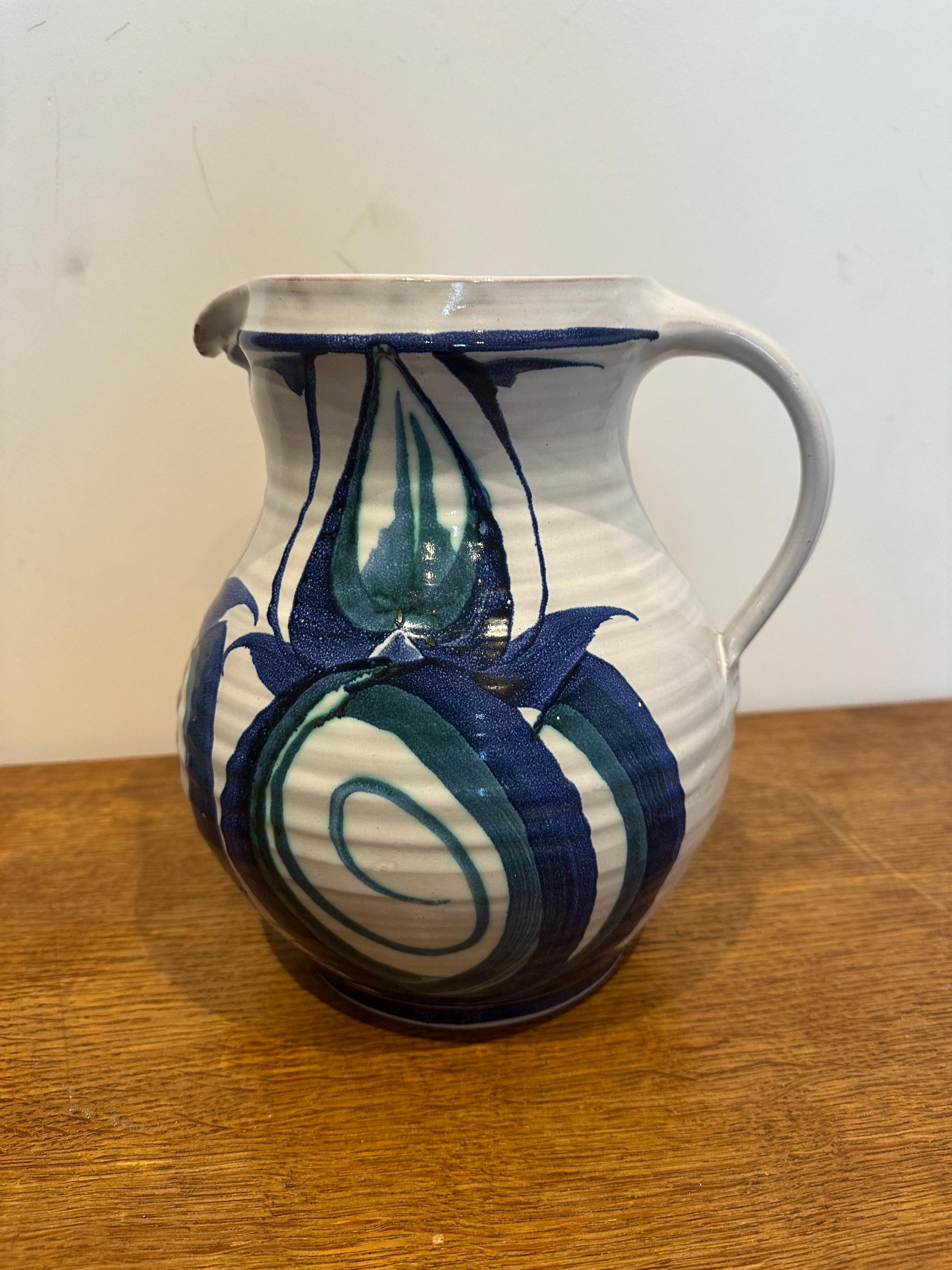 アメリカ南部のフォークアート（民芸） ガラス製の陶器壺 Pottery Jug アメリカ南部のフォークアート（民芸） ガラス製の陶器壺