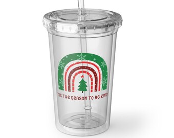 Kindness Acrylic Travel Cup, Holiday Road Trip To-Go Cup