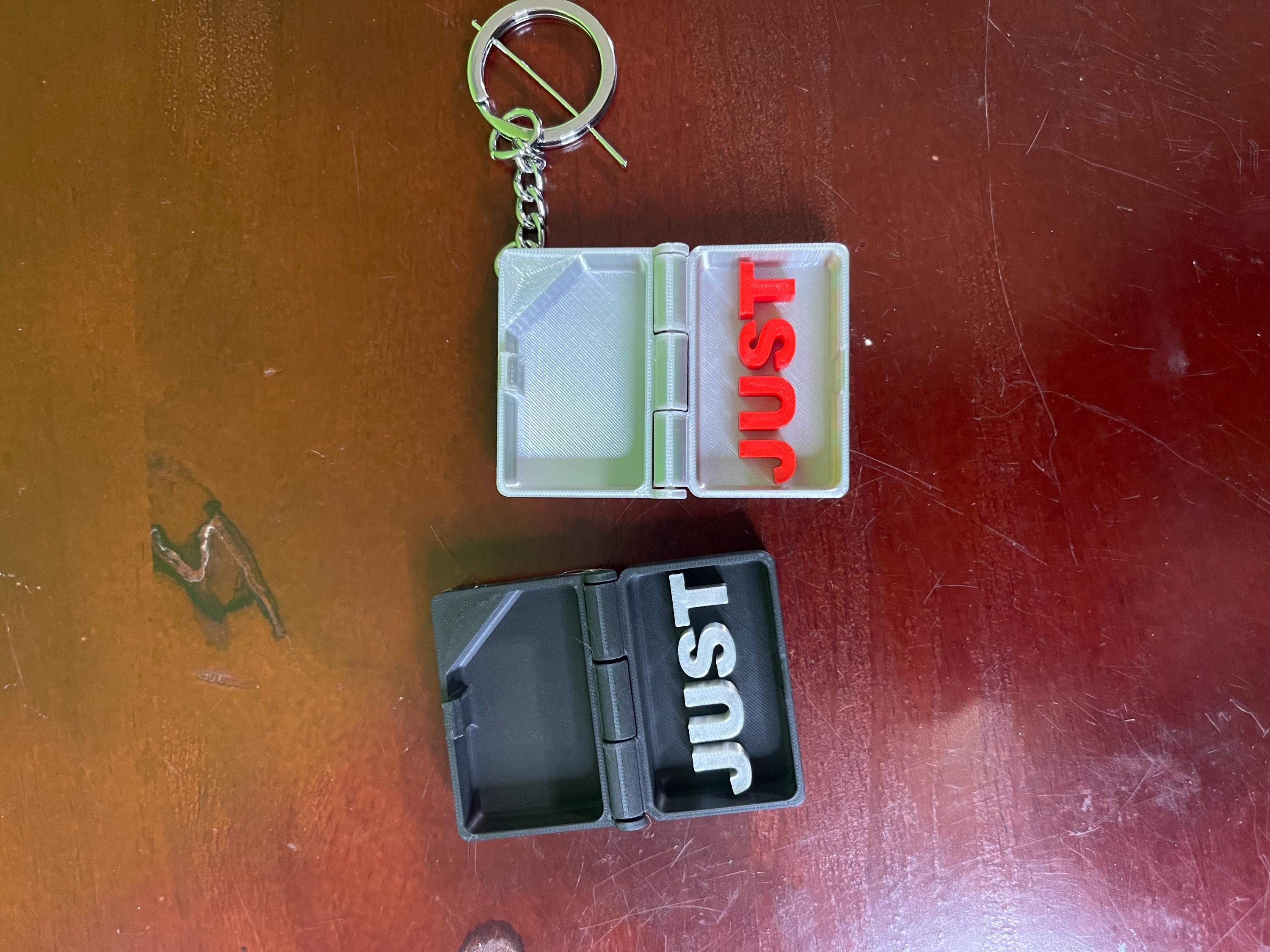 Just in Case 3d Printed Key Chain, Perfect Dad Joke Father's Day