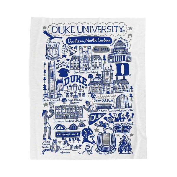 Duke University Blanket | College Blanket | Dorm Decor | Custom College Merch