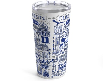 Duke University 20oz Tumbler | College Tumbler | College Essentials | Custom College Merch