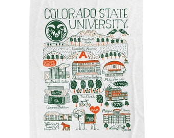 Coperta della Colorado State University/Coperta per il college/Decorazione per il dormitorio/Giorno delle decisioni del college