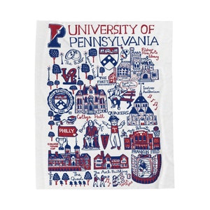 University of Pennsylvania Blanket | College Blanket | Dorm Decor | Custom College Merch