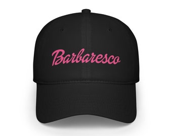 Barbaresco Wine Adjustable Baseball Cap, Red Wine Lover, Wine Party Hat, Wine Tasting Cap, Italian Wine, Sommelier Gift, Wine Gift for Her