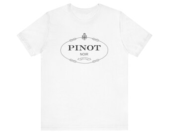 Designer Pinot Noir T-Shirt, Wine Lover Gift, Milan Italy, Sommelier Gift, Red Wine, Trendy Wine Apparel, Wine Shirt for Her, Wine Tasting