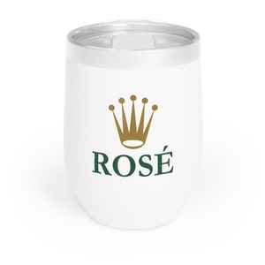 Vaso de vino rosado, copa de vino sin tallo, vaso de vino portátil, temporada rosada, Yes Way Rosé, copa de vino amante del rosado, cristalería de vino para acampar en el patio