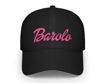 Casquette de baseball ajustable vin Barolo, chapeau vin rouge, casquette de sommelier, cadeau pour amateur de vin italien, chapeau vin pour lui, casquette de dégustation de vin, cadeau domaine viticole