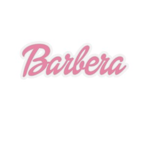 Barbera Wine Barbi Sticker, Italian Wine Lover, Sommelier Vinyl Sticker, Red Wine, Pink Retro Doll, Colorful Playful Cute, Grape Vine Italy image 4