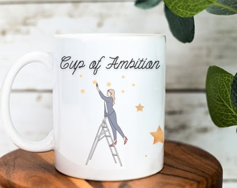 Cup of Ambition Coffee Mug, 11oz, Dolly Parton, 9-5, Morning Coffee