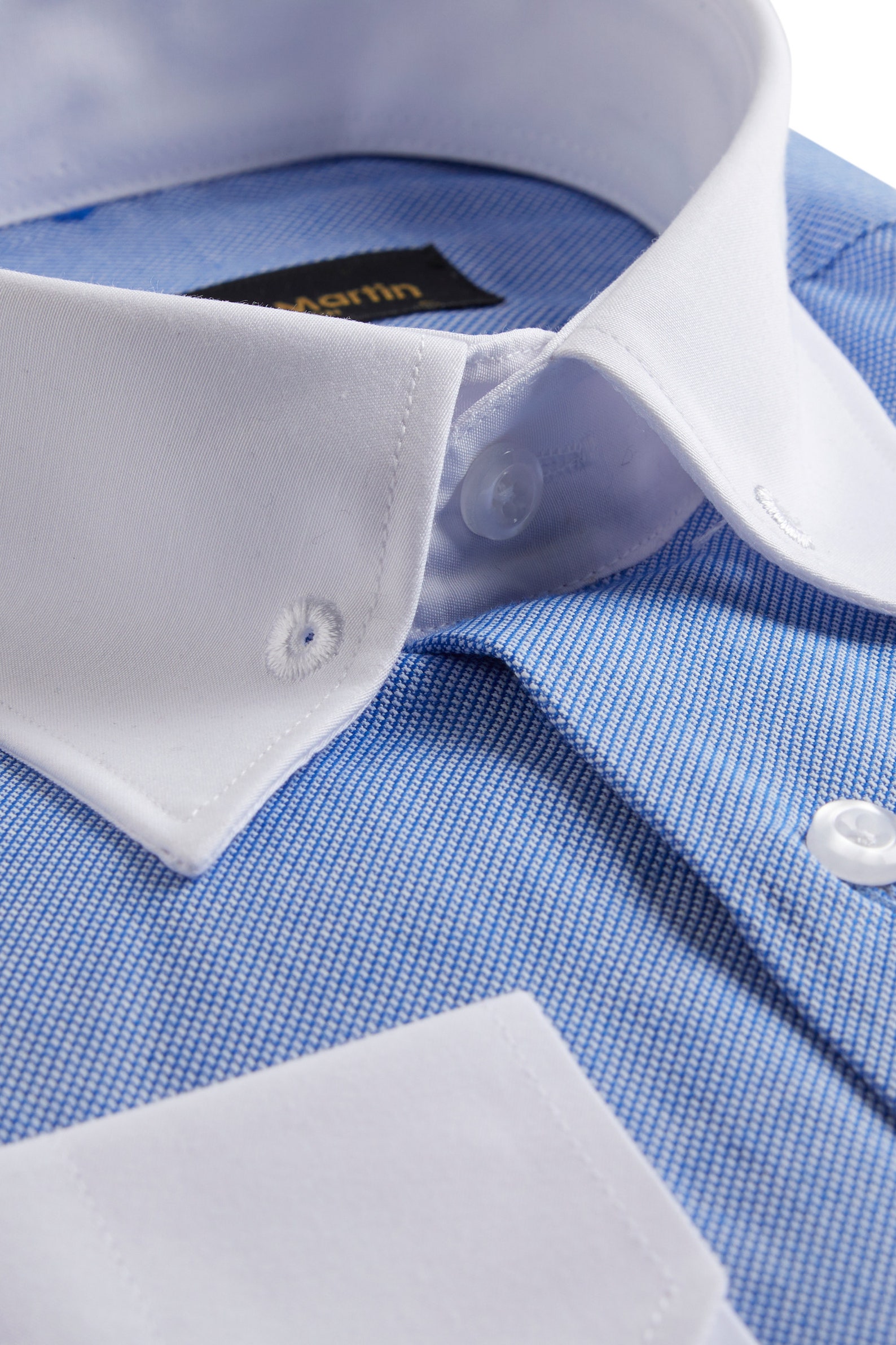 Royal Pin Collar Dress Shirt With Collar Bar main image 1