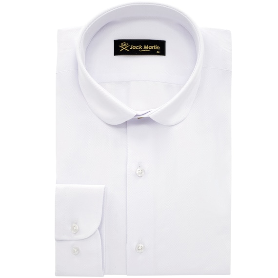 white christmas dresses Starched 1920s “West End” Detachable Club Collar Size 15.5 Only – J.B  Adamson main image 0