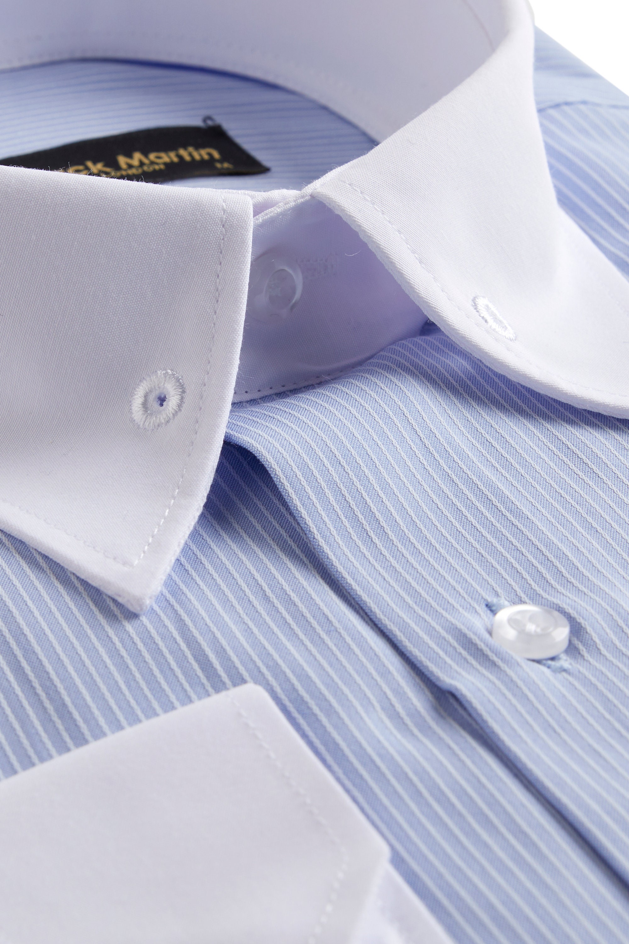pin collar long sleeve dress shirts for men Jack Martin Mens Club Pin Collar Long Sleeve Vintage Twill Dress Shirt For  Men