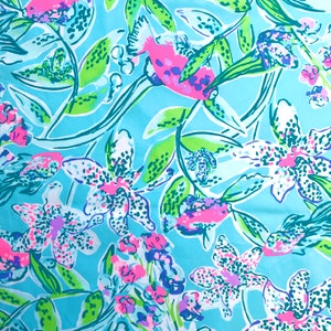 Purple mermaid fabric, Art Gallery Siren Song Orchid cotton, QTR YD