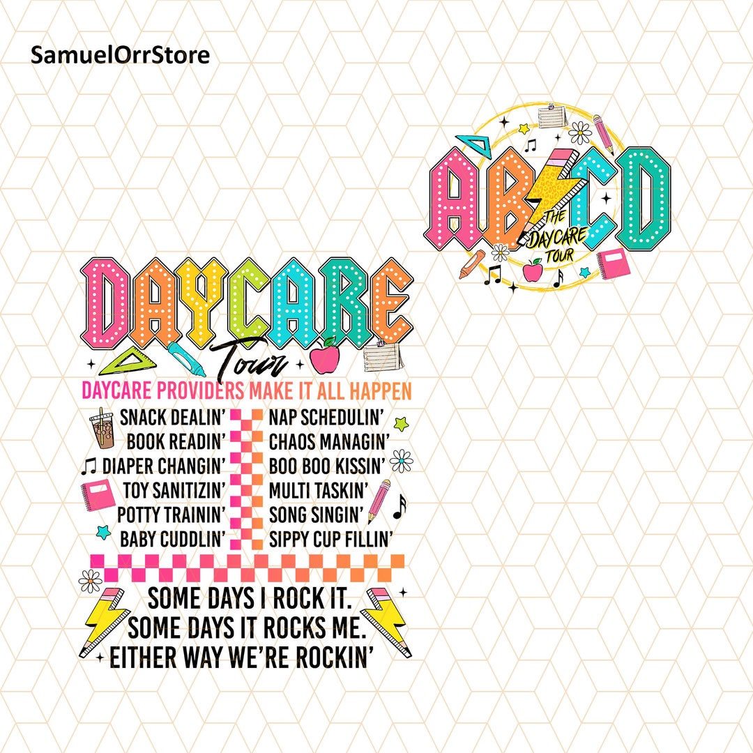 Retro Daycare Png, Daycare Tour Png, Daycare Staff Crew Png, Childcare