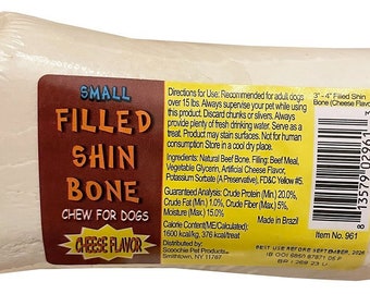3-4-Zoll-Käse Gefüllte Weiß Schienbein Knochen