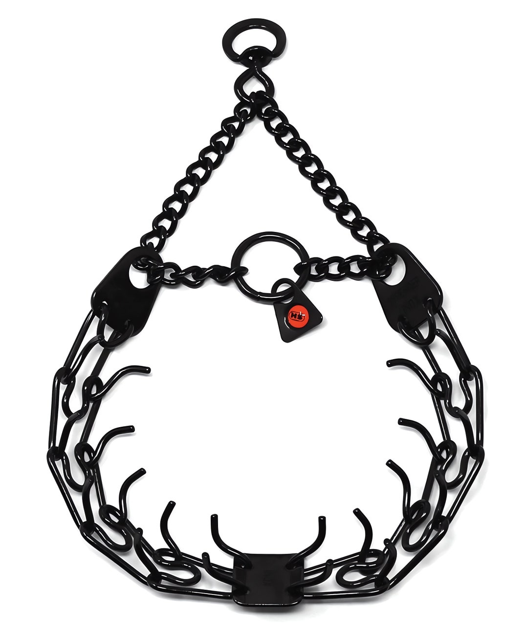 Collier pour Chien Hs Sprenger Noir 4 mm Maillons Semi-long (69 cm) main image 0